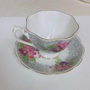 Vintage Queen Ann tea cup with saucer.